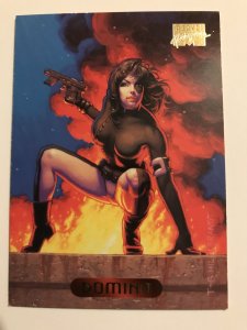 DOMINO #32 card : 1994 Marvel Masterpieces, NM; Hilderbrandt art