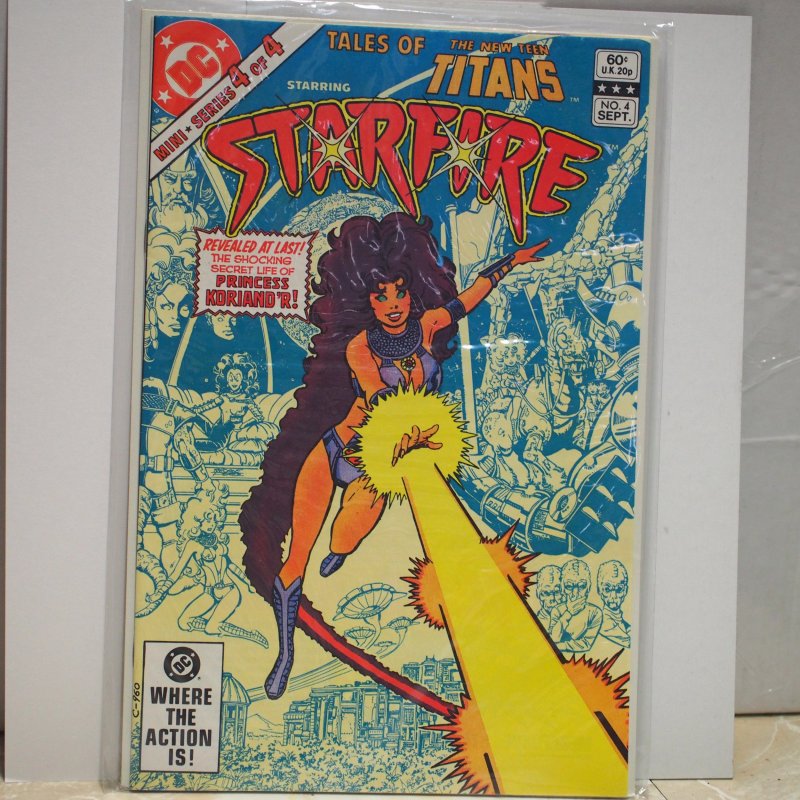 Tales of the New Teen Titans #4 (1982) Near Mint Starfire!