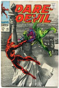 DAREDEVIL #45 1968-MARVEL-STATUE OF LIBERTY PHOTO COVER -VG