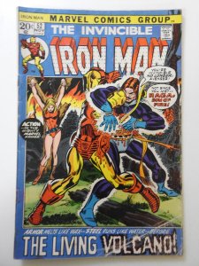 Iron Man #52 (1972) GD/VG Condition Moisture damage