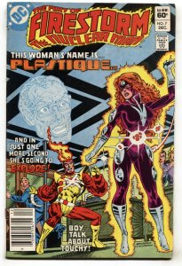 Fury Of Firestorm #7--1982--first Plastique--dc--COMIC BOOK