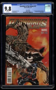 Guardians of the Galaxy #21 CGC NM/M 9.8 Rocket Raccoon and Groot Variant