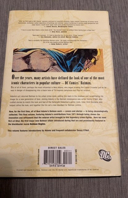 Batman: Illustrated by Neal Adams #3 (2005)  excellent shape