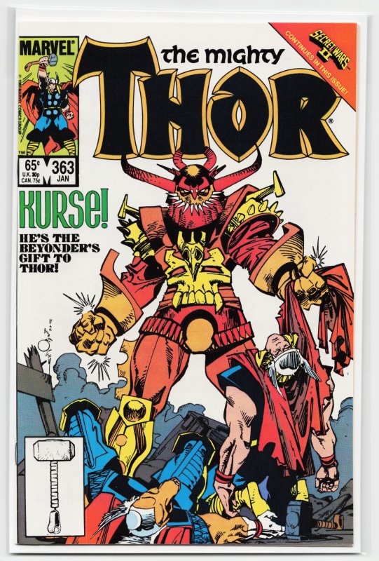 Thor #363 (1986) Thor