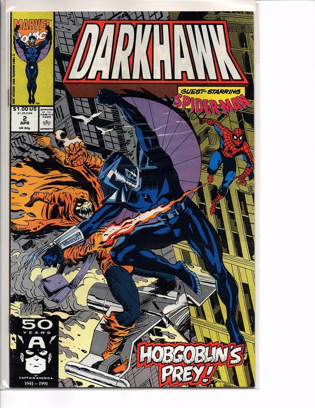 Marvel Comics Darkhawk #2 2nd app. Spider-man Hobgoblin NM