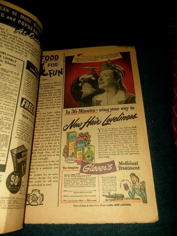 Miss America Vol. 7 #9 1948 Marvel patsy walker Comic Book magazine golden age
