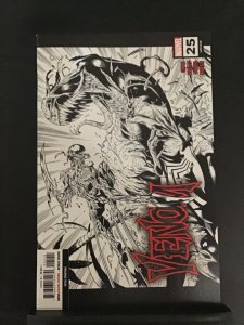 Venom #25 Mark Bagley B&W sketch cover 1st Appearance of Virus