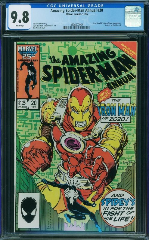 Amazing Spider-Man Annual #20 (1986) CGC 9.8