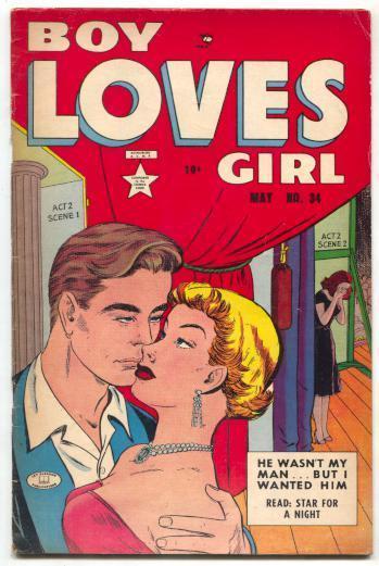 Boy Loves Girl #34 1953- Star For a Night FN+