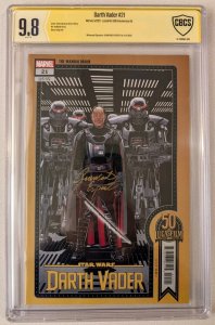 Star Wars Darth Vader #21  CBCS SS 9.8 Signed By Giancarlo Esposito Moff Gideon