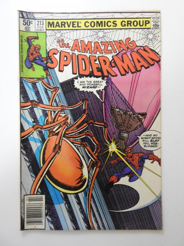 The Amazing Spider-Man #213 (1981) VG/FN Condition!