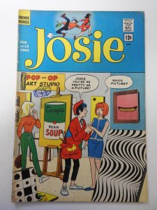 Josie #18 (1966) VG Condition moisture stain, ink on fc