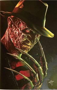 BIRTH OF A SLASHER #1 BALTIMORE COMIC CON FREDDY KRUEGER EMBOSSED FOIL VARIANT.
