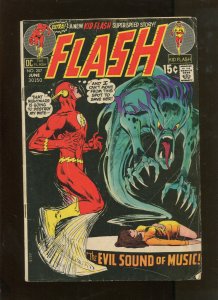 THE FLASH #207 (4.0) THE EVIL SOUND OF MUSIC