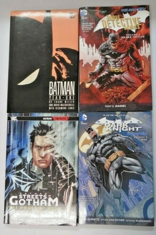 Batman Hardcover lot 4 different books used (years vary)