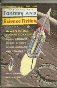 Oct 1961 Fantasy & Science Fiction KURT VONNEGUT