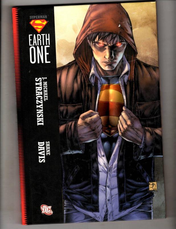 EARTH ONE Superman DC Comics Hardcover Book Graphic Novel JM Straczynski J350