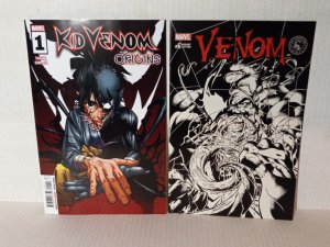 KID VENOM ORIGINS #1 + VENOM #6 BAGLEY SCORPION COMICS VARIANT - FREE SHIPPING