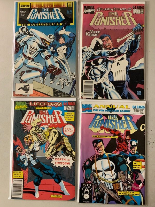 The Punisher comics lot #2-55 + 4 annuals 44 diff avg 6.0 (1987-91)