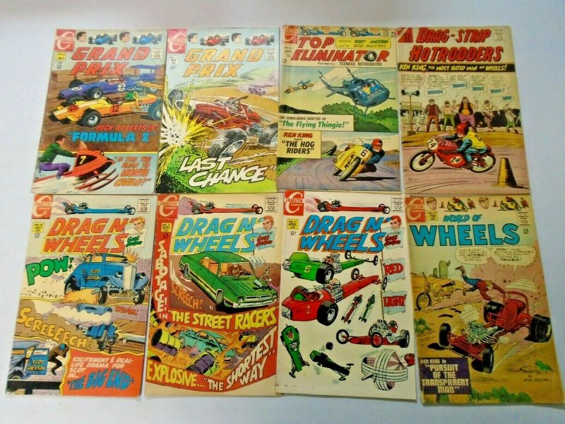 Silver Age Hot Rod Racers Wheels Comic Lot 24 Different Average 4.0 VG