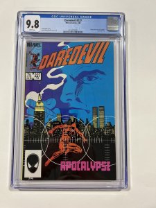 Daredevil 227 Cgc 9.8 White Pages 1986 Marvel Kingpin Frank Miller