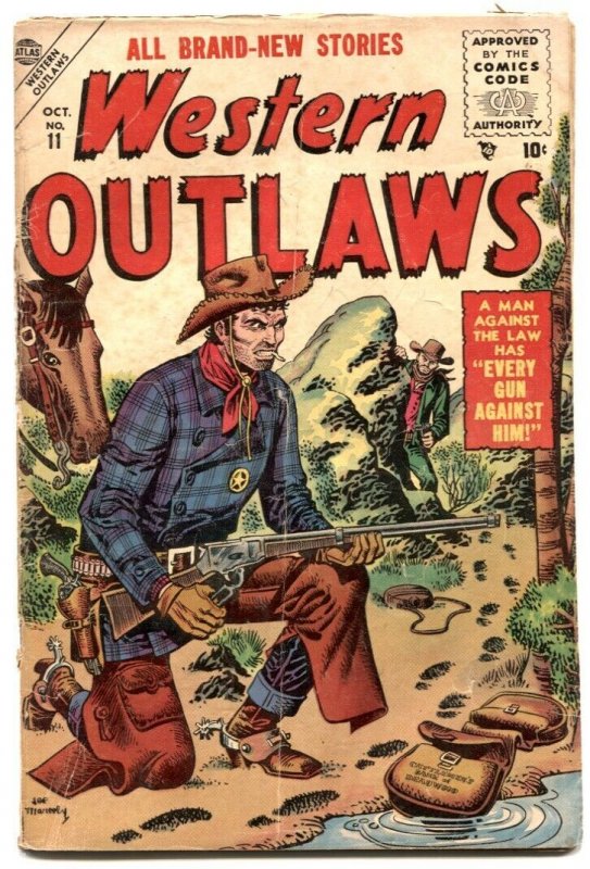 Western Outlaws #11 1955- Mort Drucker- Williamson G-