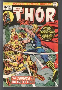 THOR 245 VF+ 8.5 1st APPEARANCE HE WHO REMAINS;