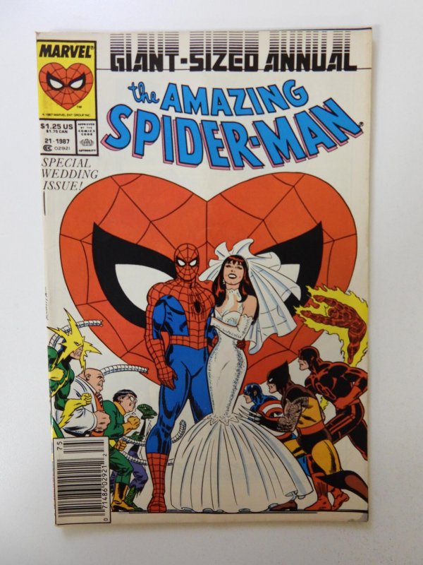 The Amazing Spider-Man Annual #21 (1987) VG condition