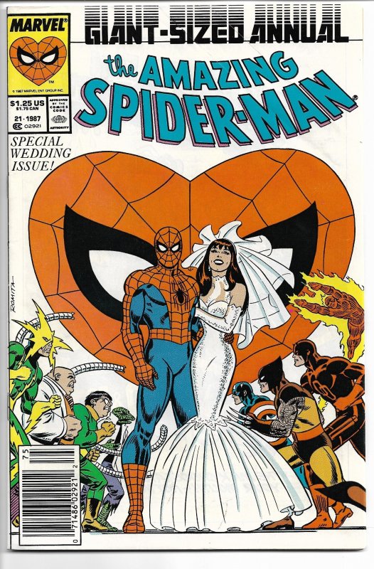 The Amazing Spider-Man Annual #21 (1987) VF-NM