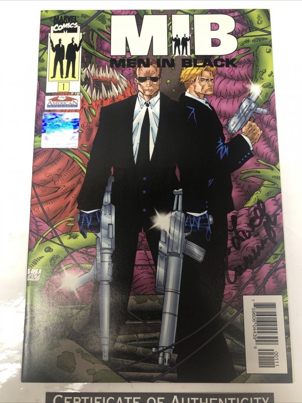 Men In Black # 1 Variant • Signed Lowell Cunningham • Marvel Comics • Certified