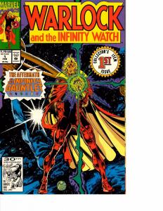 Lot Of 2 Marvel Comic Book Mighty Thor #293 and Warlock Infinity Watch #1 AH12