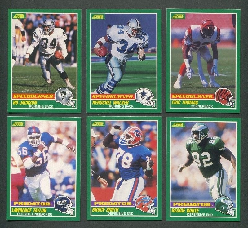 1989 Score Football Set (330) SGC MINT 9 Barry Sanders Rookie + Update Set (110)