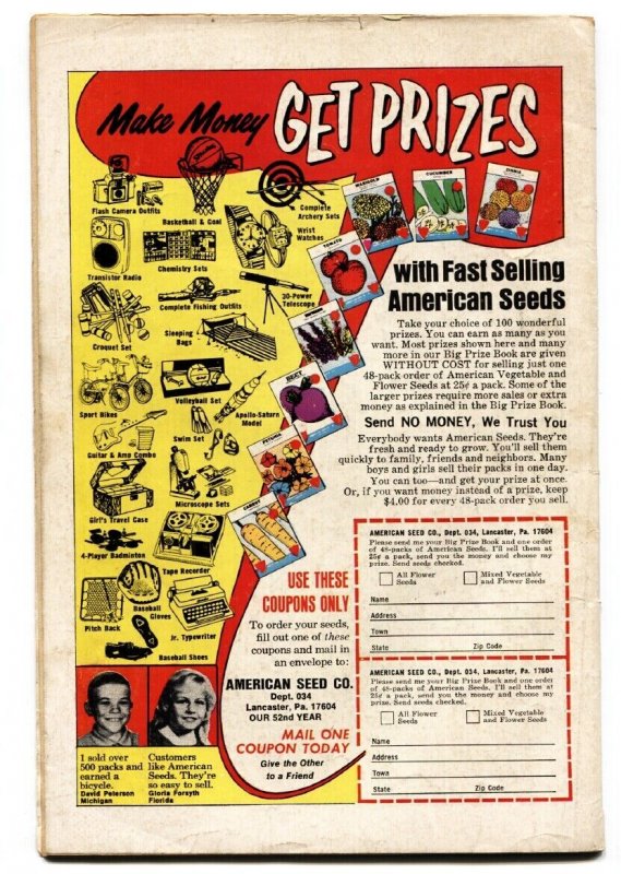 ADVENTURE COMICS #392 1970-SUPERGIRL-CLASSROOM COVER-DC COMICS-vg+