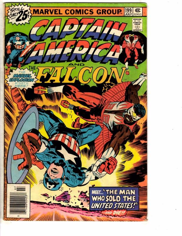 6 Captain America Marvel Comic Books # 190 196 197 198 199 200 Avengers BD1