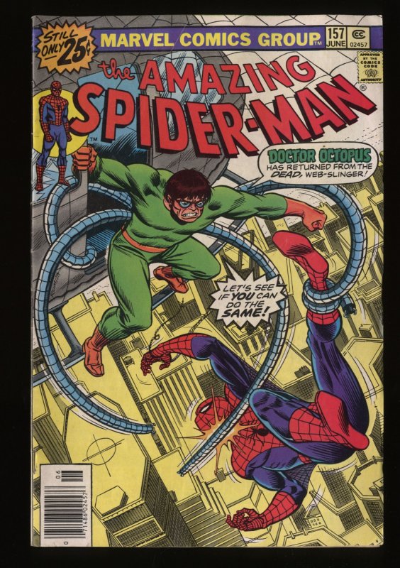 Amazing Spider-Man #157  Doctor Octopus! Marvel Comics Spiderman