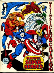 MarvelMania Club Catalog #1 1969-Jack Kirby-Thor-Spider-man-Thing-VG/FN