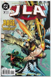 JLA (vol. 1, 1997) #  7 VF/NM Morrison/Porter, Zauriel