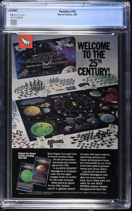 Punisher #18 (4/89) Graded CGC 9.4