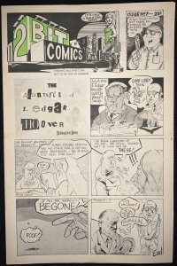 2 BIT COMICS #7 - Folded; 9.0, WP - Comix  - 1st print - Tabloid