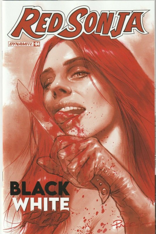 Red Sonja Black White Red # 4 Variant 1:10 Cover NM Dynamite [C3]