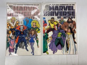 4 Official Handbook Marvel Universe MARVEL comic books #5 6 7 8 18 RC5