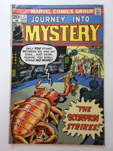 Journey into Mystery #7 (1973) The Scorpion Strikes! Solid VG Condition!