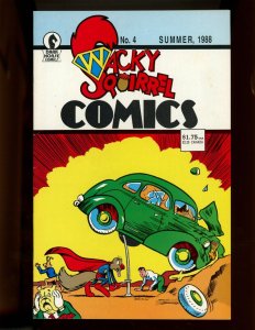 (1988) Wacky Squirrel #4 - ACTION COMICS #1 HOMAGE COVER! (8.0/8.5)