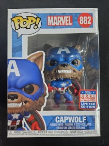 Funko Pop! Marvel Capwolf #882 - 2021 Summer Convention Limited Edition