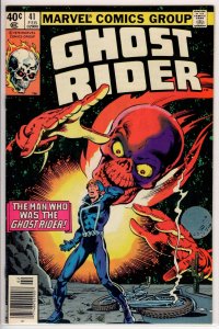Ghost Rider #41 Newsstand Edition (1980) 7.5 VF-