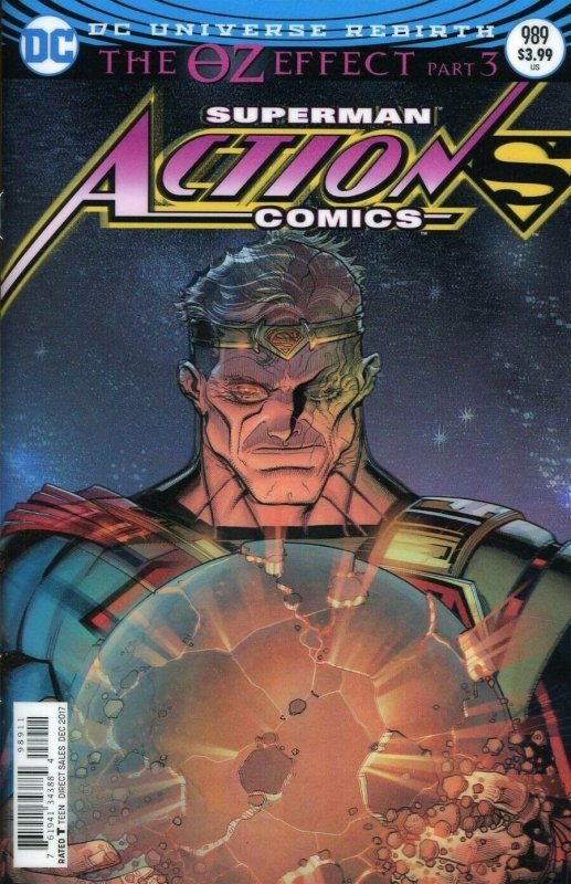 Action Comics (2016) #989 NM Nick Bradshaw Lenticular Cover Superman Oz Effect