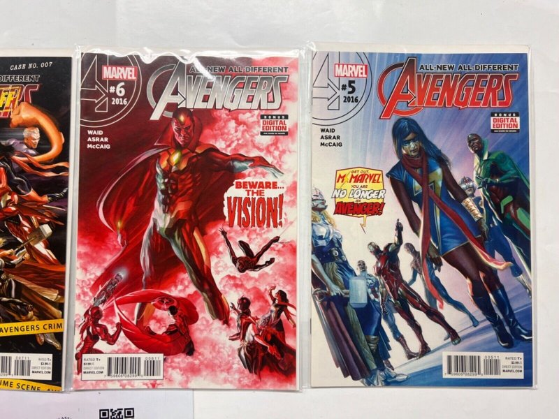 4 Avengers Marvel Comic Books # 5 6 7 8 Defenders Iron Man Hulk Thor 21 JS71