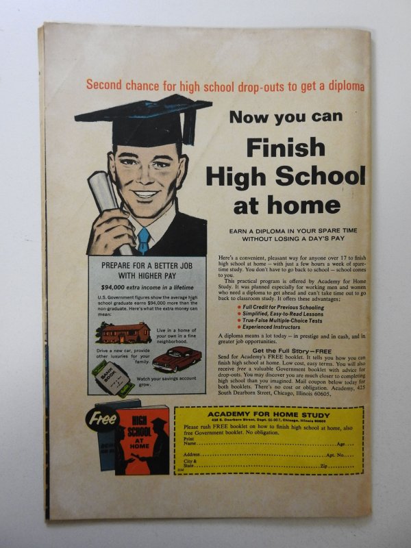 Sgt. Fury #90 (1971) VG- Condition cover detached bottom staple