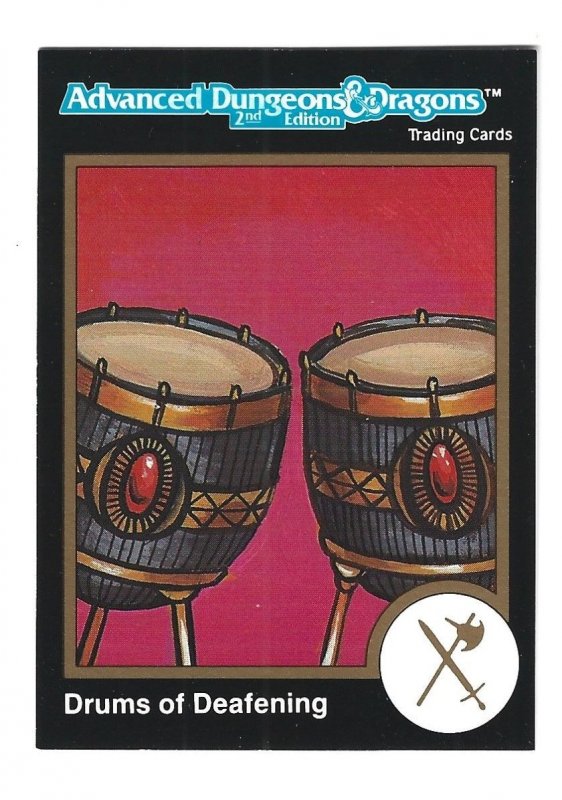 1991 TSR Dungeon and Dragons Trading Card #504 Drums of Deafening