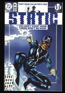 Static #1 1st black superhero cartoon! Movie coming!